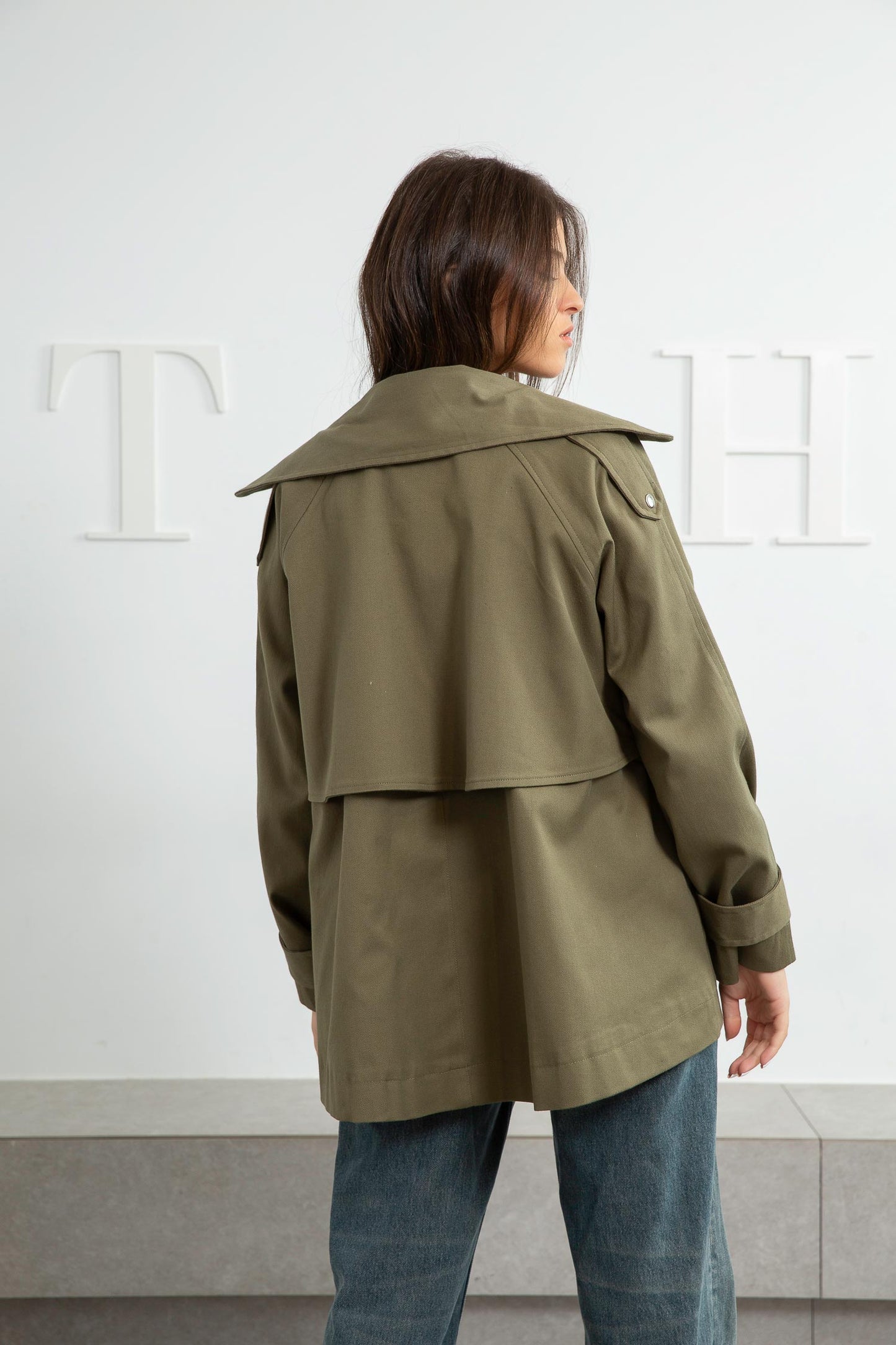 Trench Gaberdine Jacket - Amaze