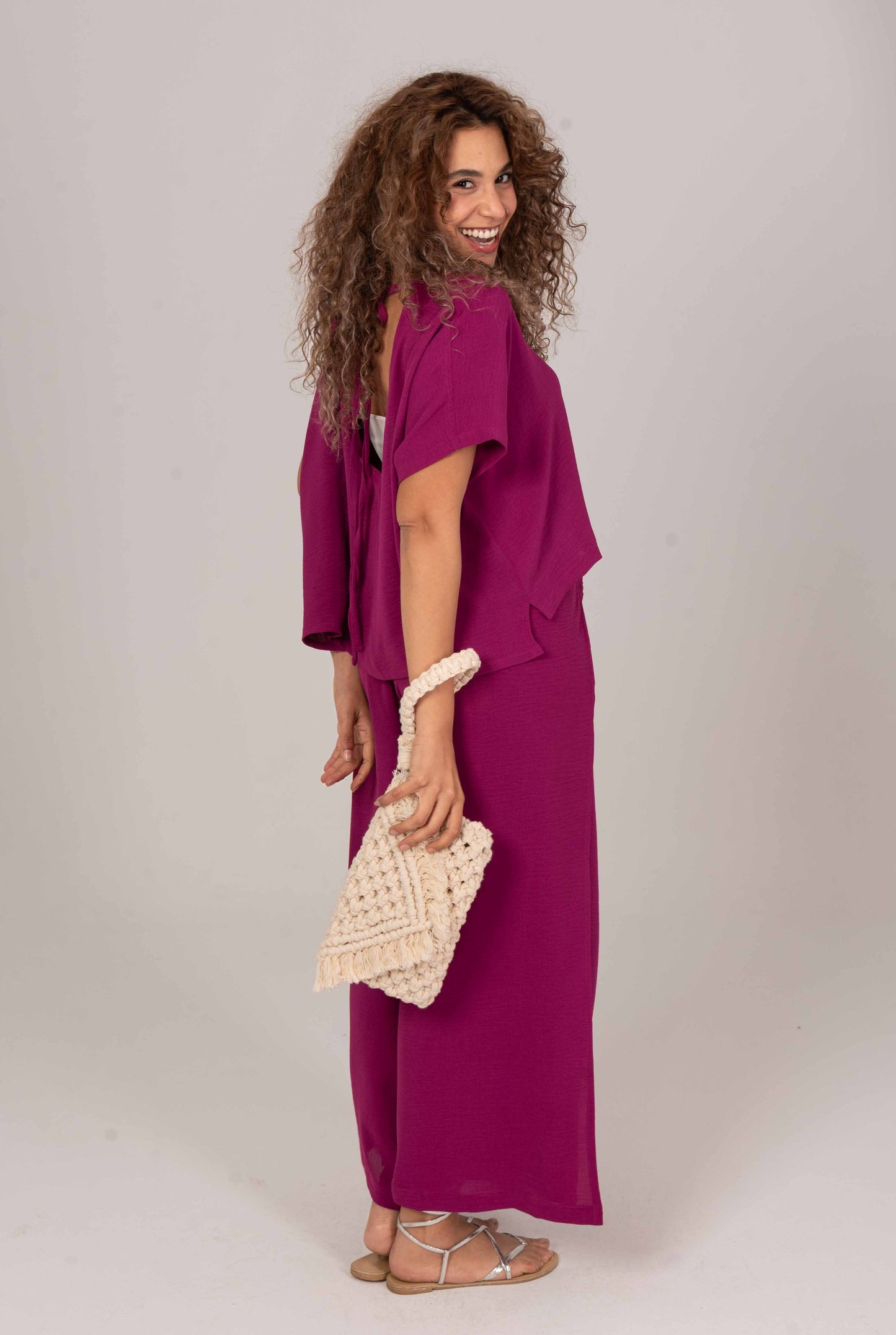 Bohemian Macrame Clutch - Boho Yarn