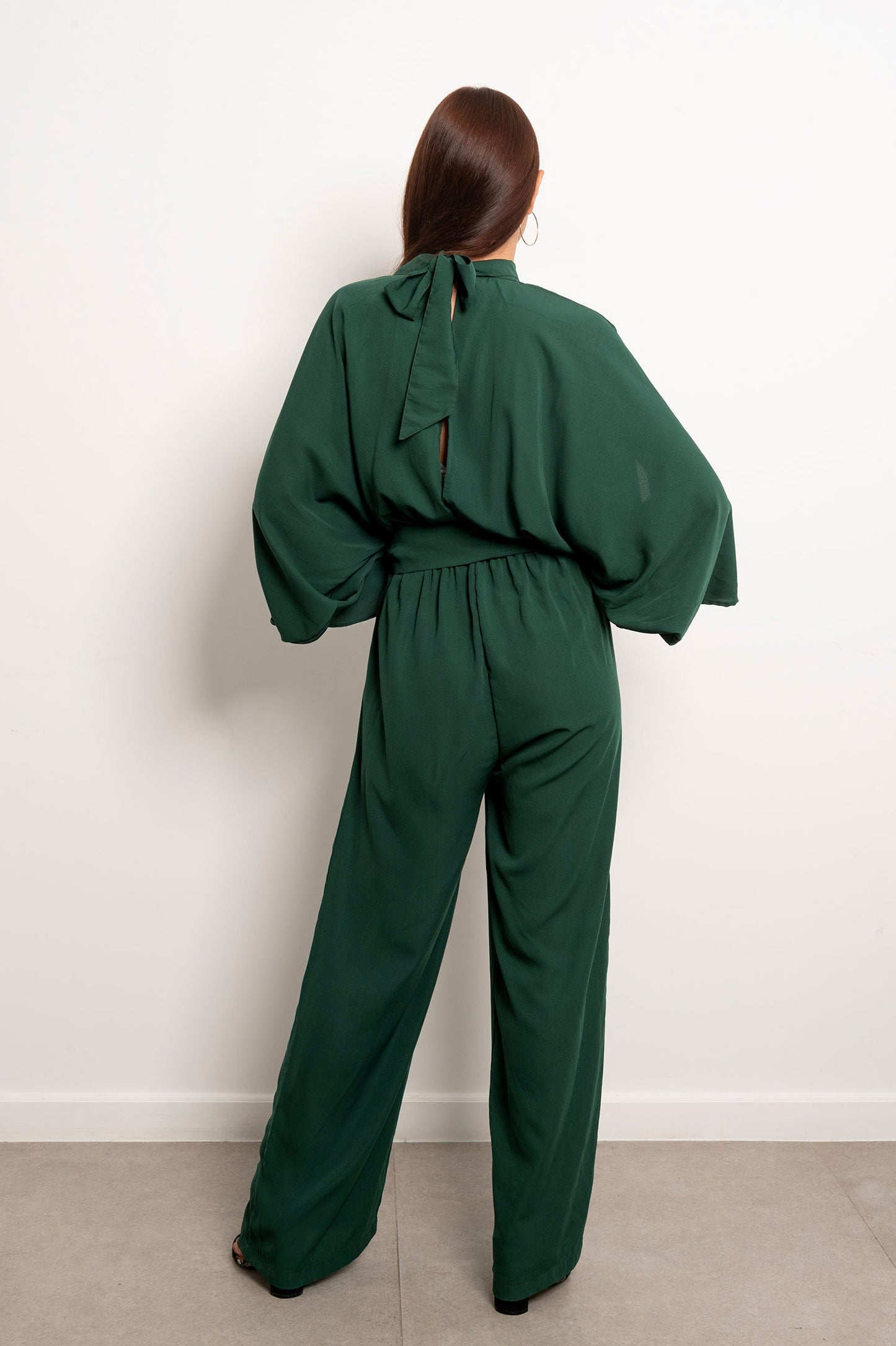 Wide Leg Open Sleeves Jumpsuits - Amaze