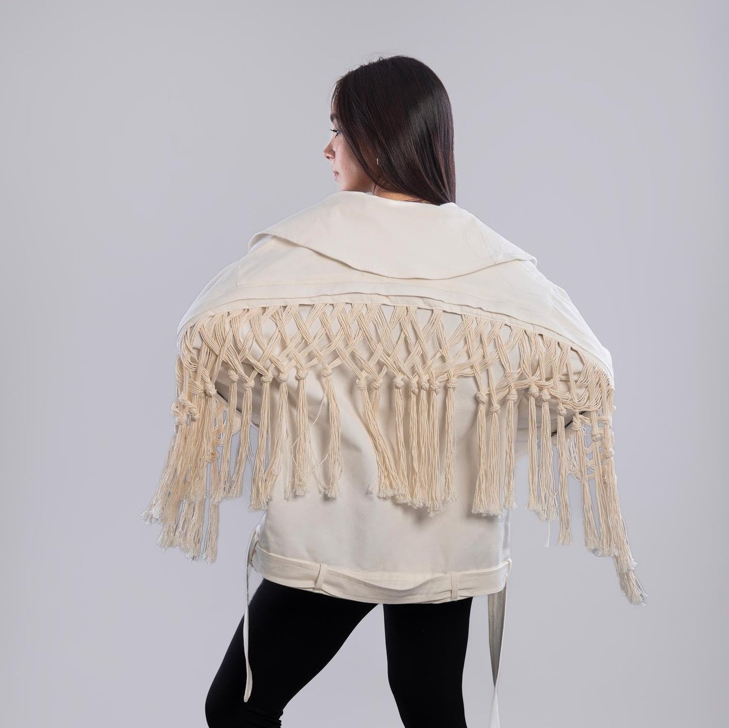 Boho Fringe Oversized Jacket - Amaze