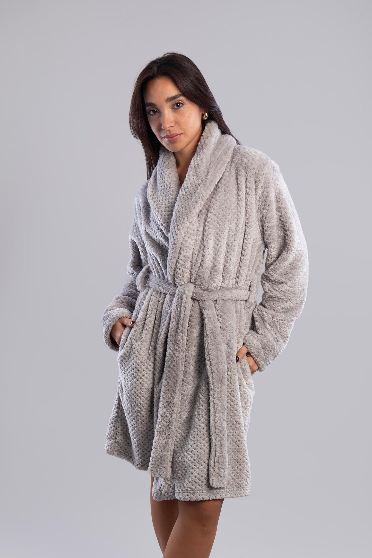 Fluffy Polar Robe - Amaze