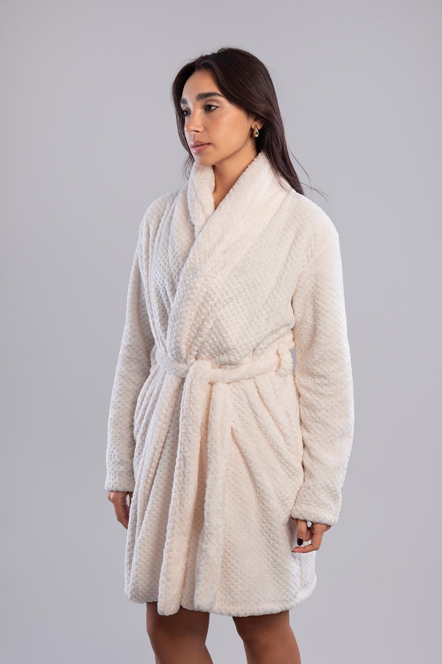 Fluffy Polar Robe - Amaze