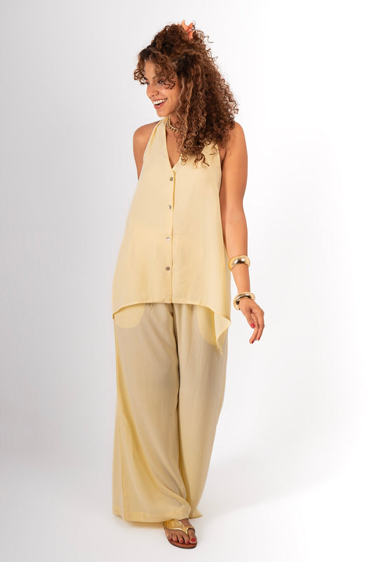Backless vest set