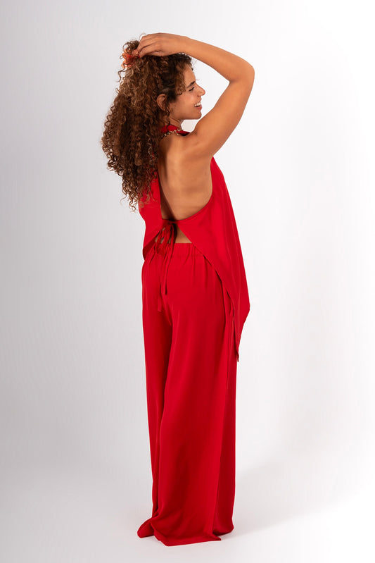 Backless vest set