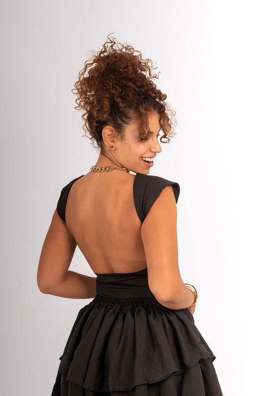 Backless top